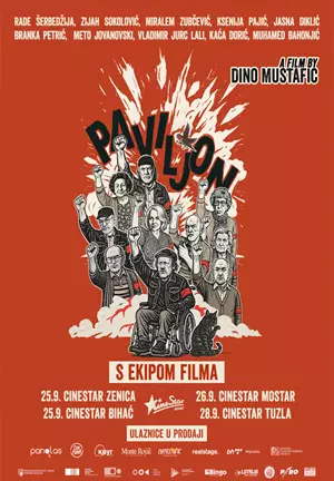 Paviljon s ekipom filma